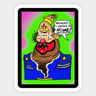 Cartoon Clown II Sticker